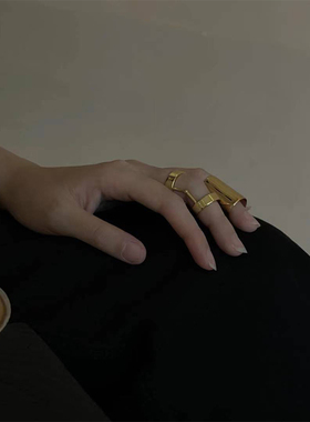 NOTTU性冷淡可弯曲铜镀18k指环