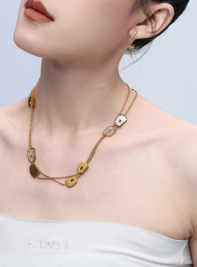 NOTTU马蹄贝壳拼接钛钢材质