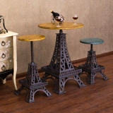 American Loft в качестве старого железного стола и стола в баре, подъемное кресло -стул для отдыха в баре кофейни для кафе -магазина и комбинация стула