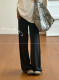Minimalist rw slim paper man mulberry silk skin-friendly elastic drawstring waist casual pants drapey walking pants ສົ່ງຟຣີ