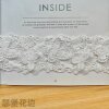 7cm white three-dimensional embroidery lace butterfly hollow embroidery accessories clothing/home fabric DIY