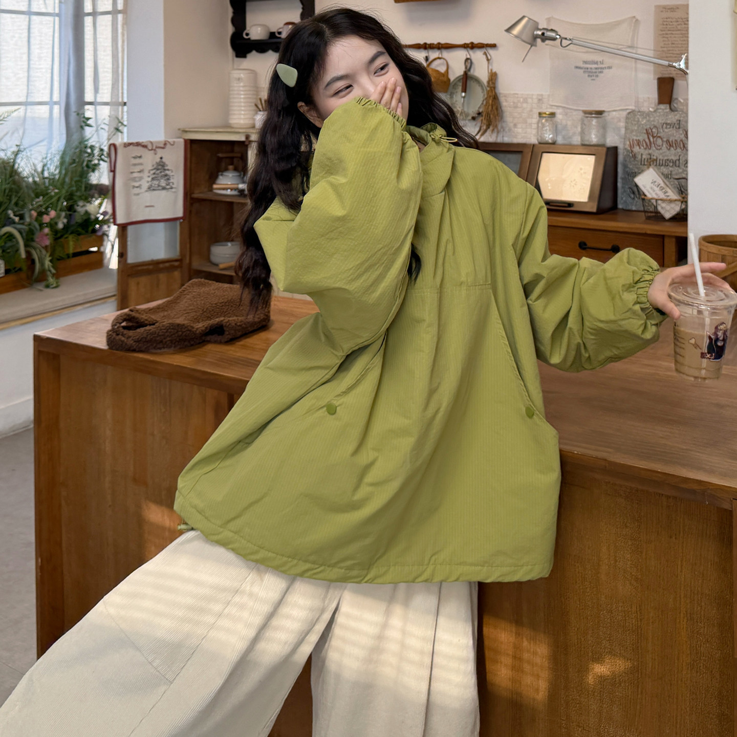 大码女装2025冬季胖mm韩版百搭夹棉加厚宽松连帽卫衣休闲裤子套装,淘宝优惠券,粉丝福利购,淘宝优惠卷