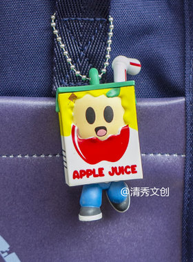 忍者甜甜圈苹果酱企鹅包挂件饰品