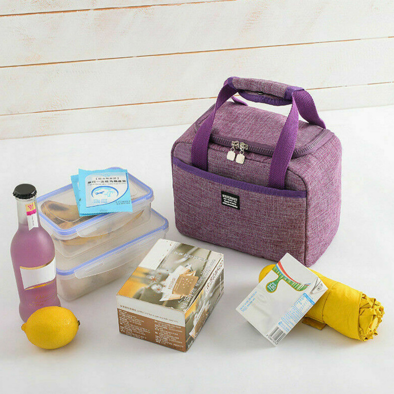 Portable Lunch Bag New Thermal Insulated Lunch Box Tote Cool - 图0