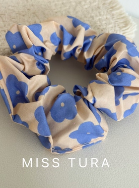 Miss Tura韩国进口扎头发头饰小花大肠发圈头绳高弹发饰