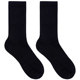 Sockkon ສີດໍາແລະສີຂາວກາງ-ສູງ socks ລຸ່ມ terry