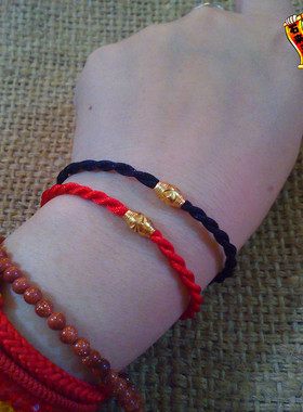 情侣路路通男女款饰品本命年红绳