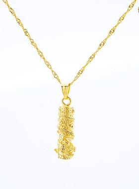 欧币风实心越南沙金不掉色盘龙柱