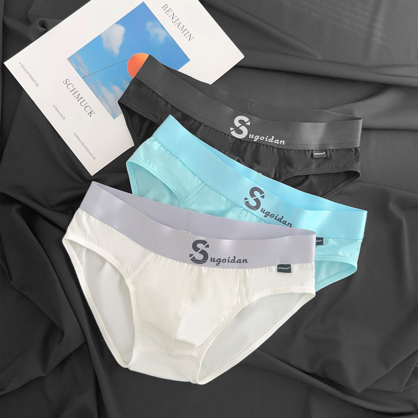 2条装男士三角内裤莫代尔棉低腰性感U凸纯色柔软舒适青年底裤包邮,淘宝优惠券,粉丝福利购,淘宝优惠卷