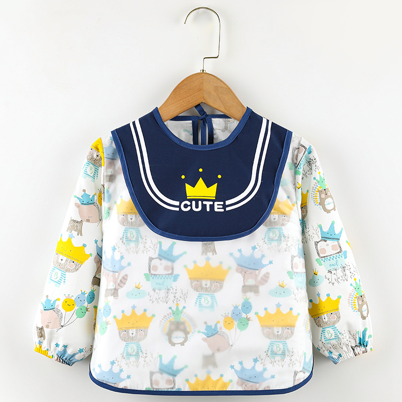 Children's Bibs Engineering Vehicle Pure Cotton Baby Car Cover Baby Kindergarten Excavator Digging Car Reverse Dressing