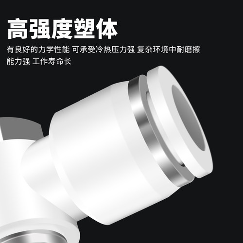 气动接头L型节流阀流量控制调速阀 SL/PH外六角接头4/6/8/10/12 - 图3