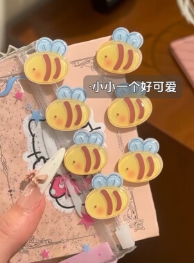 可爱小蜜蜂发夹儿童刘海侧边夹