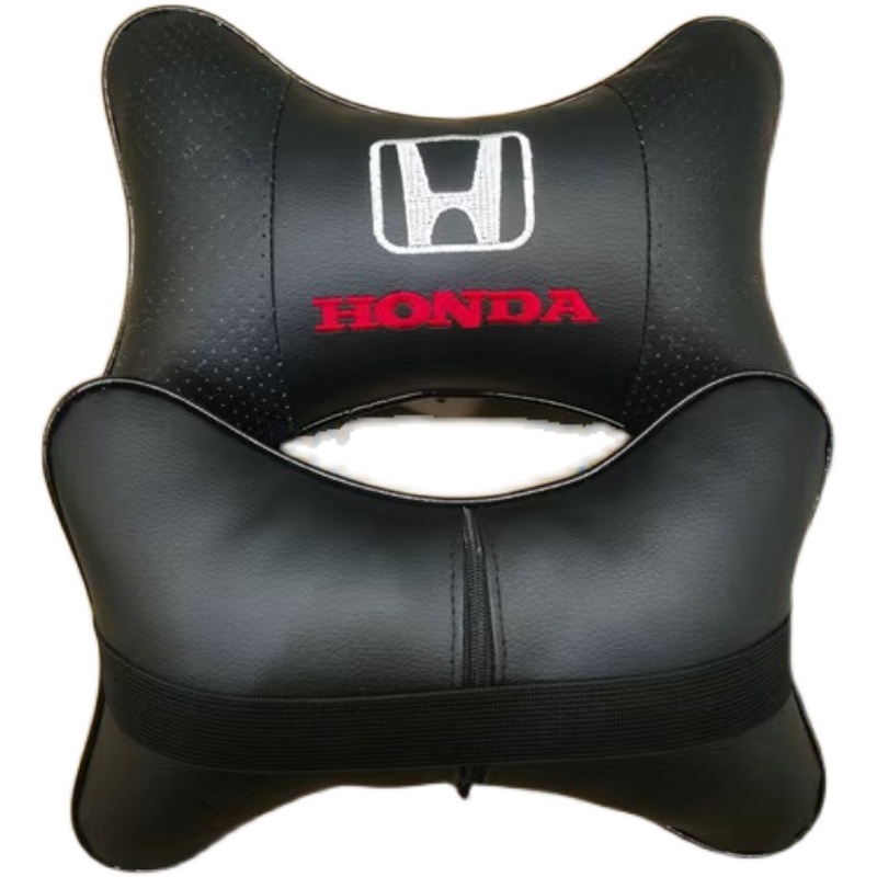 适用车载汽车车标头枕护颈枕车内用品本田抱枕靠垫四件套定做logo,淘宝优惠券,粉丝福利购,淘宝优惠卷