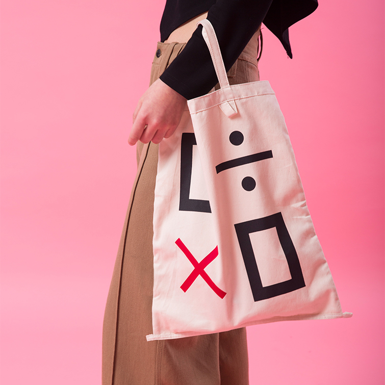 清倉特價 BOTHERME /tote bag 原創印花手提環保袋 購物袋棉布包