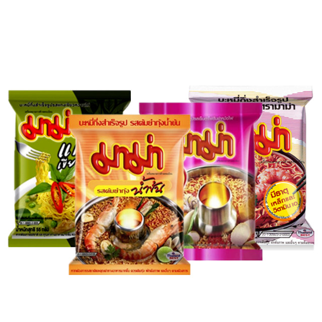 Thai Mama Tom Yum Hot and Sour Shrimp Instant Noodles