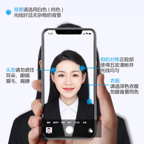 P图铁路律师医生护士各类职业照证件照PS换装改底发型色尺寸渐变 - 图3