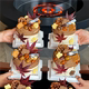 Internet celebrity same autumn chestnut squirrel biscuit cake decoration autumn chestnut biscuit baking birthday ornament plug-in