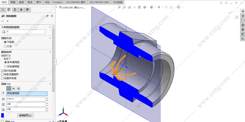 0702Parker接头液压阀块油路集成系统用模型24度卡套Solidworks-图1