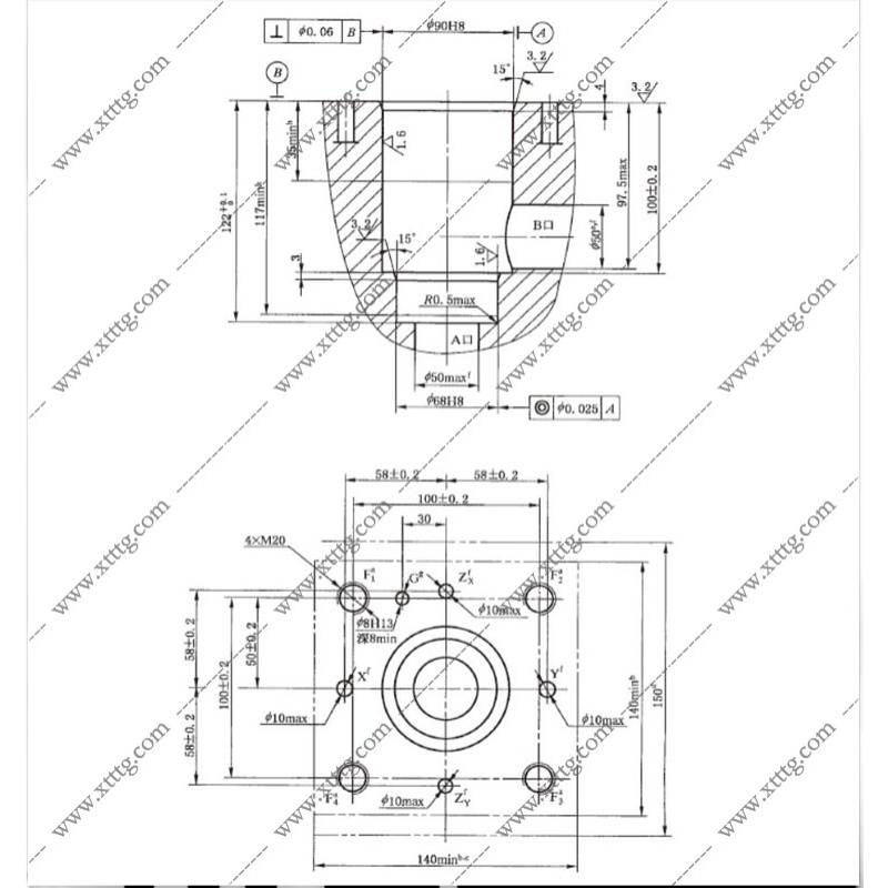 0902液压系统阀块油路集成系统设计用solidworks特征库二通阀孔