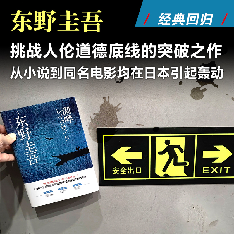 湖畔 东野圭吾 湖畔杀人事件 湖边凶杀案 日本畅销经典悬疑推理小说 东野圭吾小说 对当代社会与家庭严厉的拷问白夜行 日本畅销书 - 图2