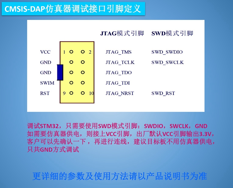 STM32 ARM cortex m3 m4仿真器调试器 下载器 DAP编程器 烧录器 - 图1