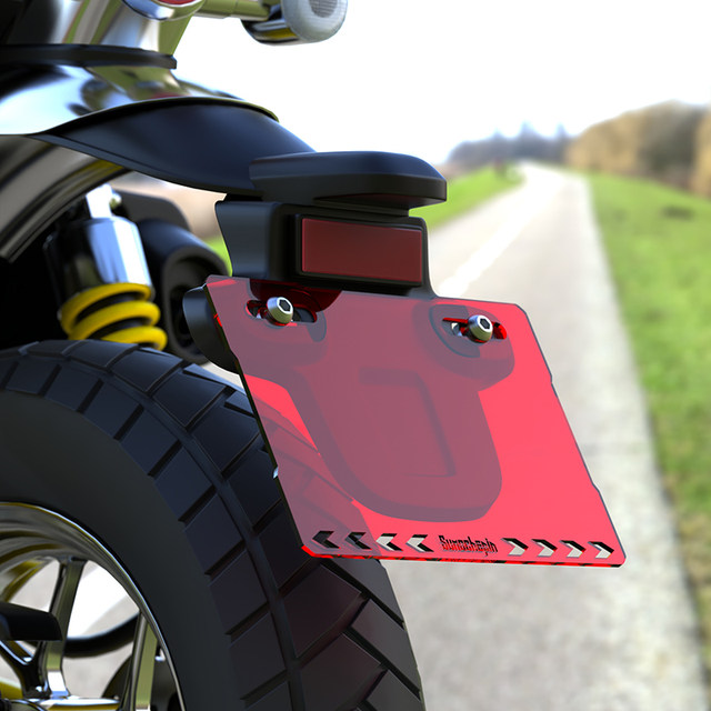 Motorcycle license plate frame modification accessories rear license plate holder