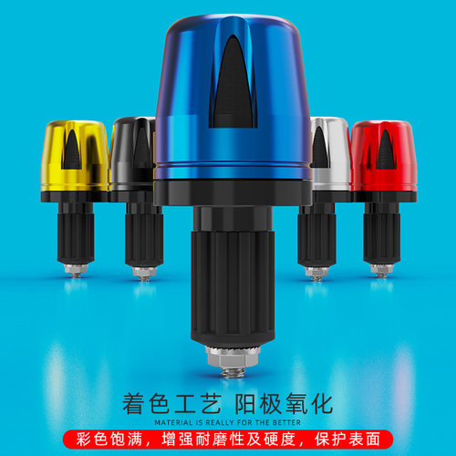 CNC个性小牛手把塞创意龙头握把堵头电动摩托车把手堵改装配件 - 图1