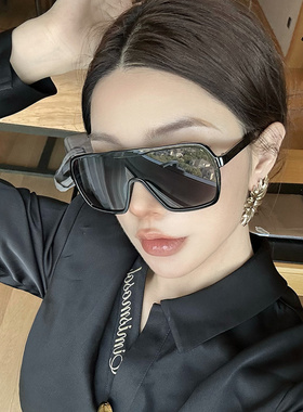 欧美超大框黑色墨镜男女防紫外线