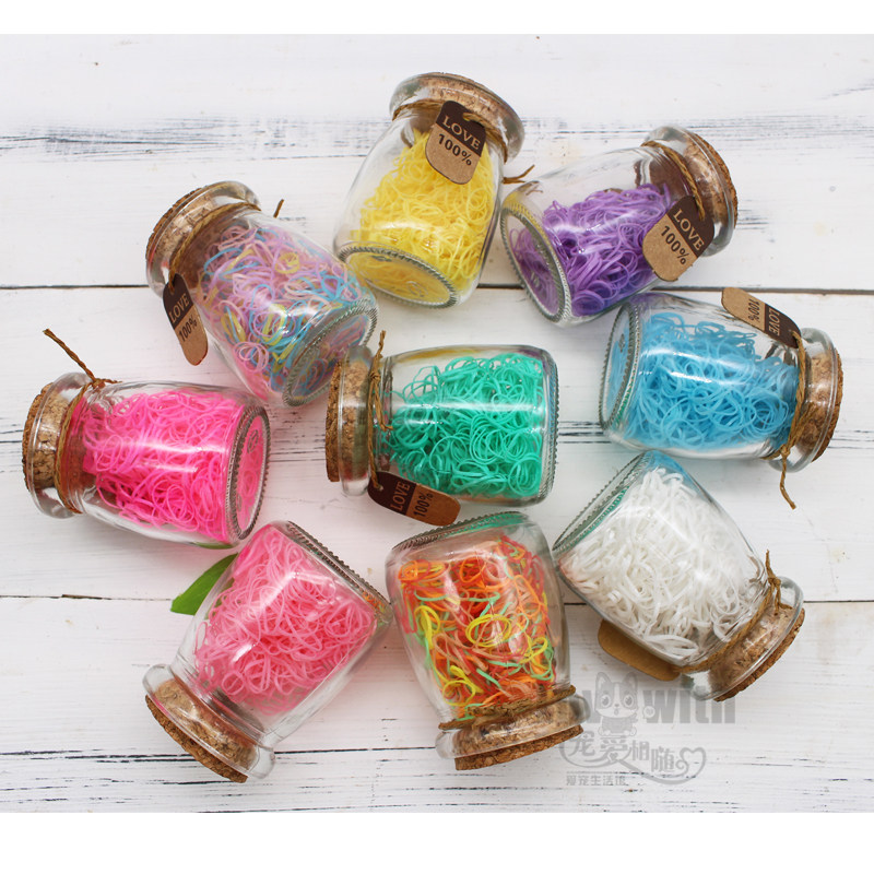 台湾showme宠物皮筋专用赛级马尔济斯猫扎辫子包毛不粘毛狗橡皮筋,淘宝优惠券,粉丝福利购,淘宝优惠卷