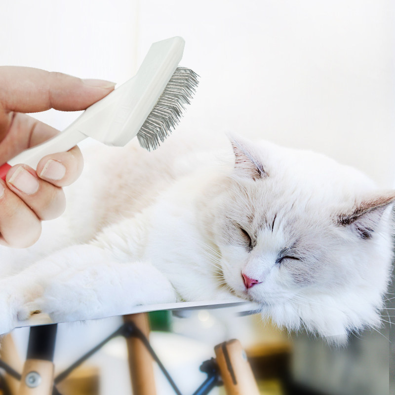 希诺小白梳 宠物针梳 美容梳狗狗泰迪专业拉毛梳开结蓬松猫咪梳子,淘宝优惠券,粉丝福利购,淘宝优惠卷