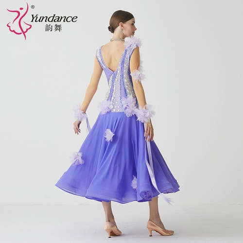 [Tailor -Made] Dhyme Dance Новые национальные стандартные современные танцевальные часы показывают форму, большие платья, танцы танцов