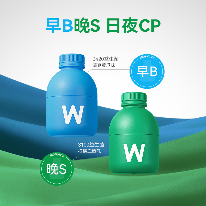 万益蓝WonderLab益生菌早b420晚s100成人体重代谢冻干粉官方正品 - 图0