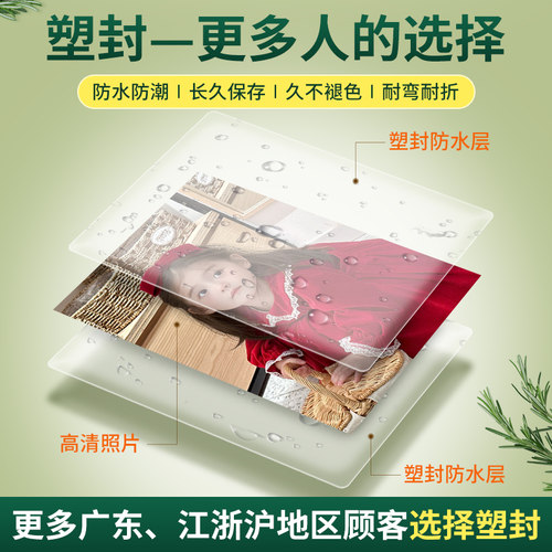 富士洗照片冲印打印冲洗高清晒手机里的做成相册加塑封洗相片定制 - 图3