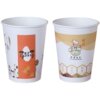 Leakage bag compensation thickened disposable porridge cup with lid and straw