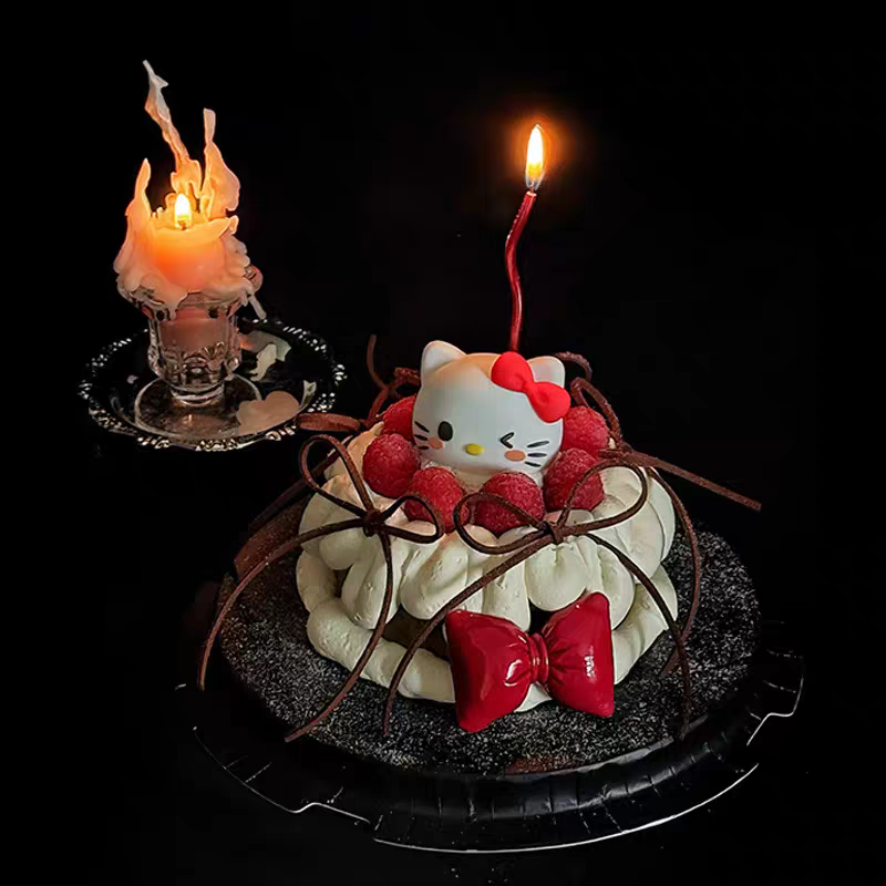 2026网红圣诞节凯蒂猫KT猫红色丝带蝴蝶结装扮hellokitty蛋糕装饰,淘宝优惠券,粉丝福利购,淘宝优惠卷