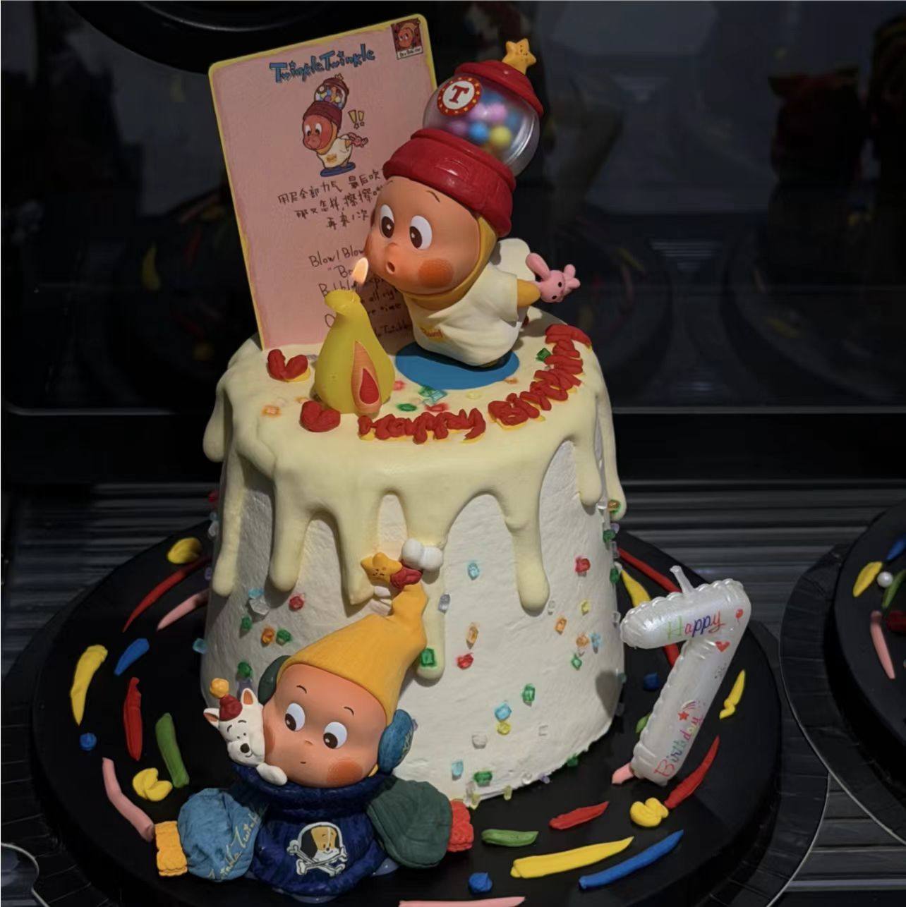 卡通蜡烛星星人可爱吹泡泡星星人摆件白色数字蜡烛蛋糕装饰摆件,淘宝优惠券,粉丝福利购,淘宝优惠卷