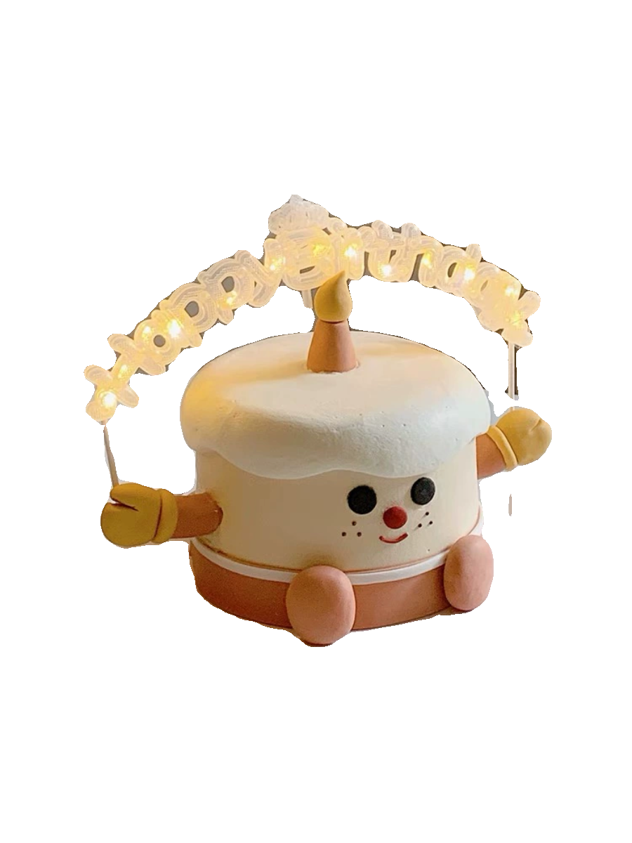 jellycat蛋糕装饰生日快乐发光灯插件网红happybirthday发光字 - 图3