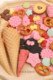 Internet celebrity butterfly shaped cookie cake decoration