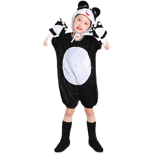 六一儿童卡通动物演出服熊猫舞蹈服幼儿男女童大熊猫话剧表演服 - 图3