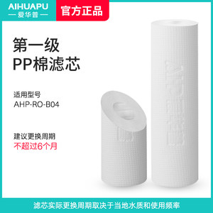爱华普B04净水器家用原装滤芯 正品 PP棉 烧结碳 RO膜 后置炭