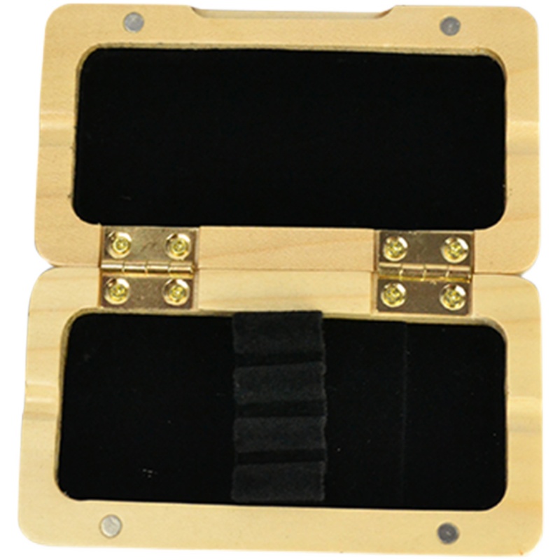 双簧管巴松萨克斯黑管哨片盒子双簧管哨片夹实木实木哨片盒-图3