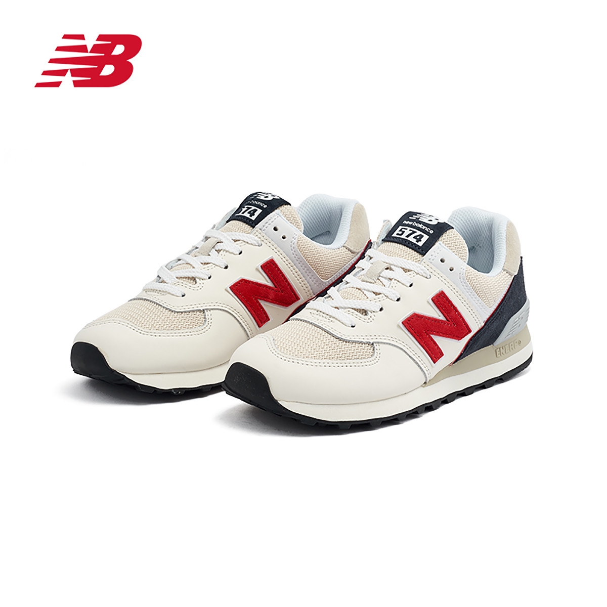 【正品】New Balance NB574系列男女复古休闲运动跑鞋ML574WN2 - 图0