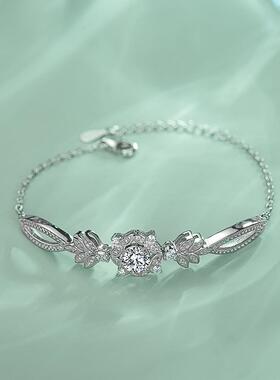 高碳钻椭圆形女款手镯10克拉