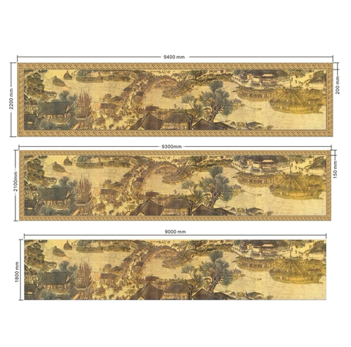 Песчаный китайский стиль рельефная роспись Отель Отель