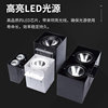 Square Tong Bold Lamp Square Tong Special Lamp Aluminum Wood Square Tong LED Square Double Head Surface Mounted Grille Downlight Spotlight Embedded