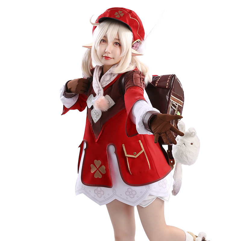 三分妄想原神cos服可莉cosplay女装萝莉背包双肩包套装游戏春夏-图3