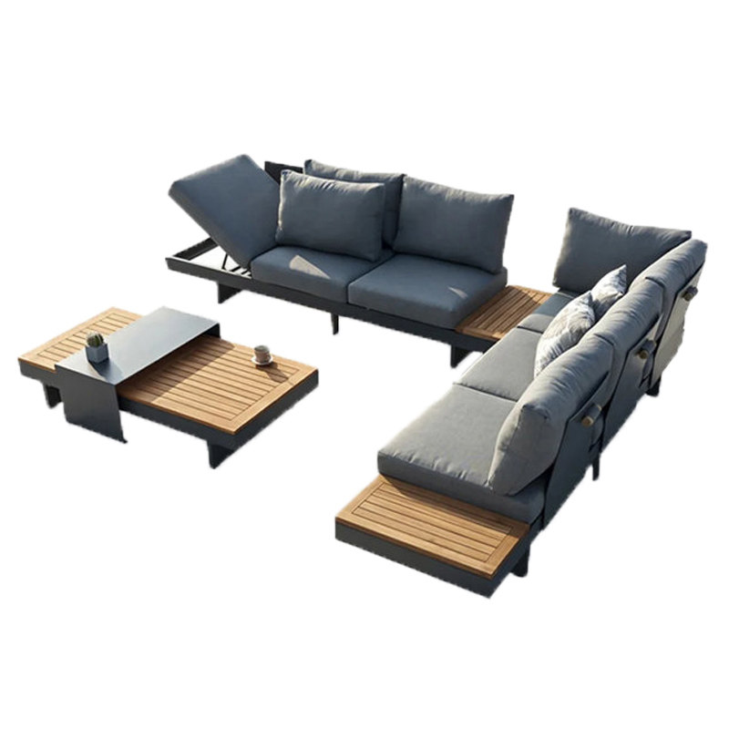 露台庭院桌椅室外酒店别墅全铝合金防水防晒阳台高端户外休闲沙发,淘宝优惠券,粉丝福利购,淘宝优惠卷