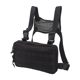 Outdoor tactical chest hanging summer multi-functional sports black camouflage simple vest military fan training hanging bag waterproof