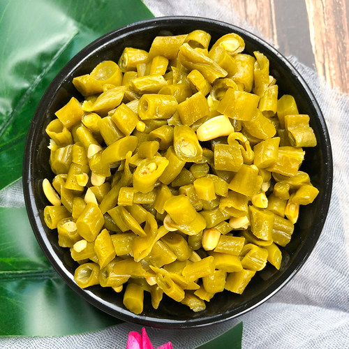 酸豆角【带箱9.5斤】泡豇豆咸菜下饭菜四川泡菜酸菜泡豆角酸豇豆 - 图1
