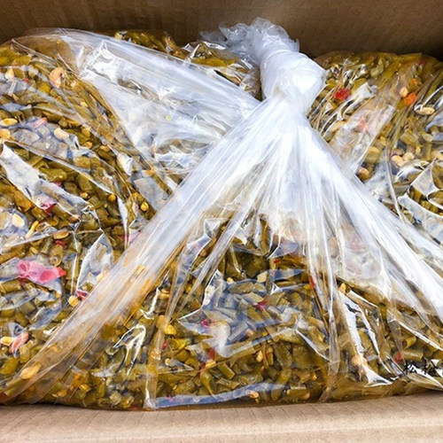 酸豆角带箱9.5斤包邮泡脆辣豇豆四川泡菜下饭菜酱菜酸豇豆泡豆角 - 图0